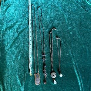 Copper and Crystal Necklaces